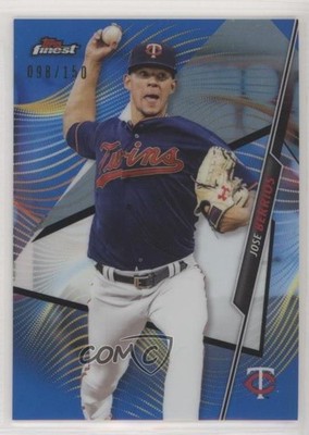 2020 Topps Finest Blue Refractor 98/150 Jose Berrios #9 0l8