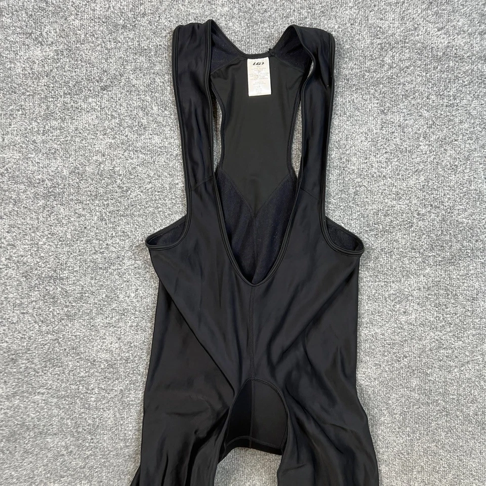 Louis Garneau Bib Tights Mens L Black Micro Fleece Lined Chamois Cycling Biking - Image 3 of 4