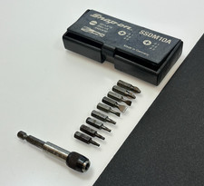 Snap-on Tool Usa Ssdm10a 10pc Hex 14 Bit Set W Ssdm10-2 Extension Adapter Snap-on Tool Usa Ssdm10a 10pc Hex 14 Bit Set W Ssdm10-2 Extension Adapter
