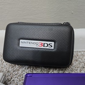 Nintendo 3DS Midnight Purple (US)  CTR-001 TESTED NO STYLUS Charger Included