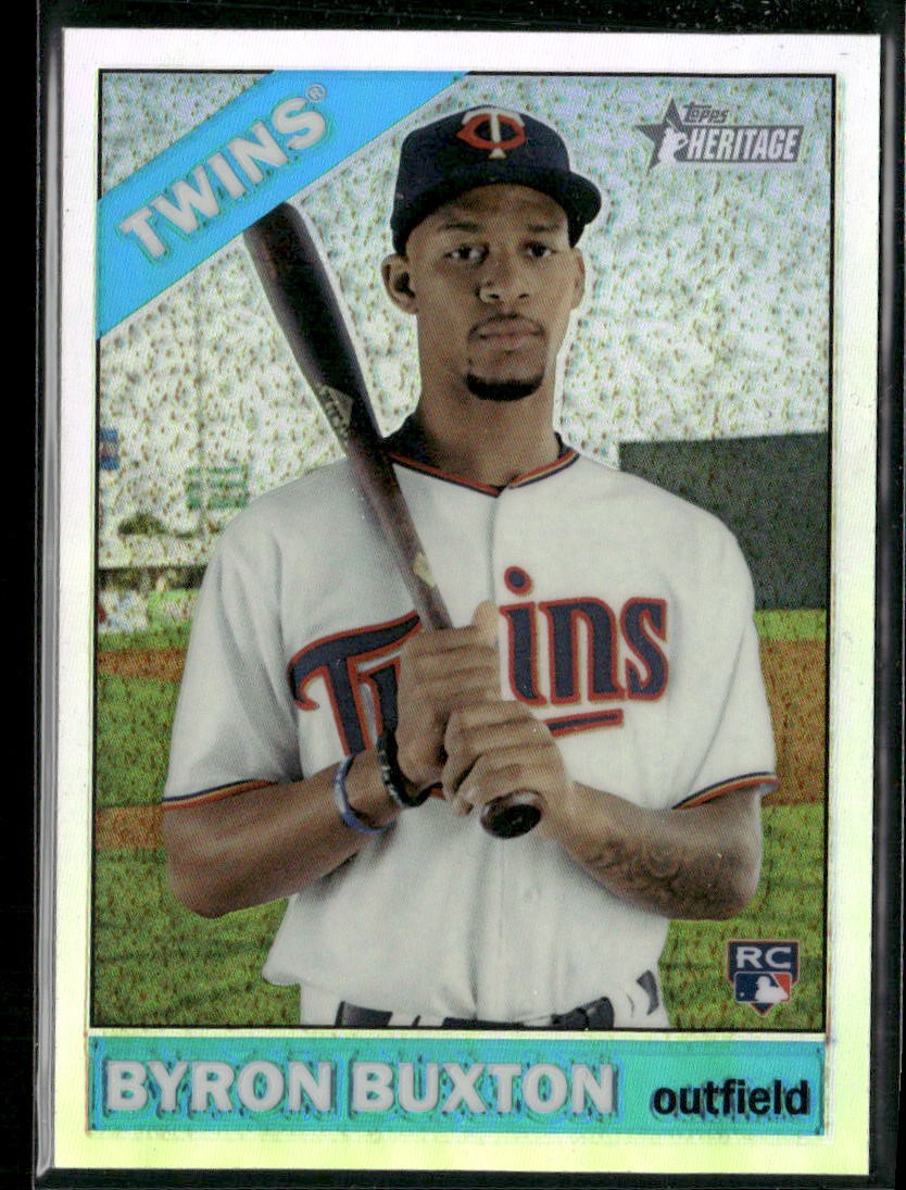Byron Buxton 2015 Topps Heritage Chrome Refractor #724 /566 Z1 | eBay