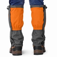 (Orange)Anti-Tear Ankle Gaiters Boot Legging Gaiter Cover Snow Boot Gaiters BL