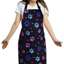 Protective Dog Grooming Apron Water-Resistant with 2 Pockets for Pets Puppy Care
