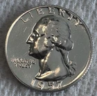 1957 Silver Washington Quarter Proof Uncirculated