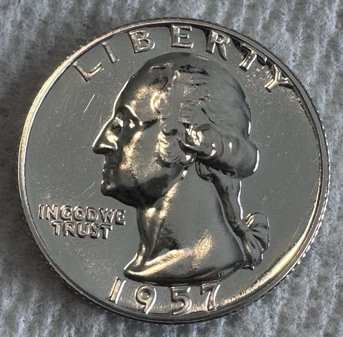 1957 Silver Washington Quarter Proof Uncirculated