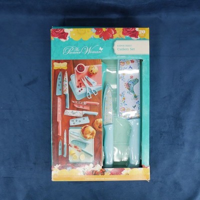 Pioneer Woman 20 Piece Cutlery BLOOMING BOUQUET Knife Set SEE DESC.