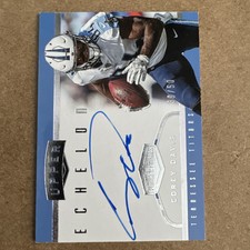 Corey Davis 2017 Plates & Patches Upper Echelon Rookie Auto 39/50 Titans  #UP-CD