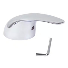 Replacement Faucet Handle with Curved Neck Lever Handle in Chrome for American S