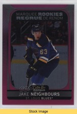 2021-22 O-Pee-Chee Platinum Marquee Rookies Matte Pink Jake Neighbours READ 0ks3