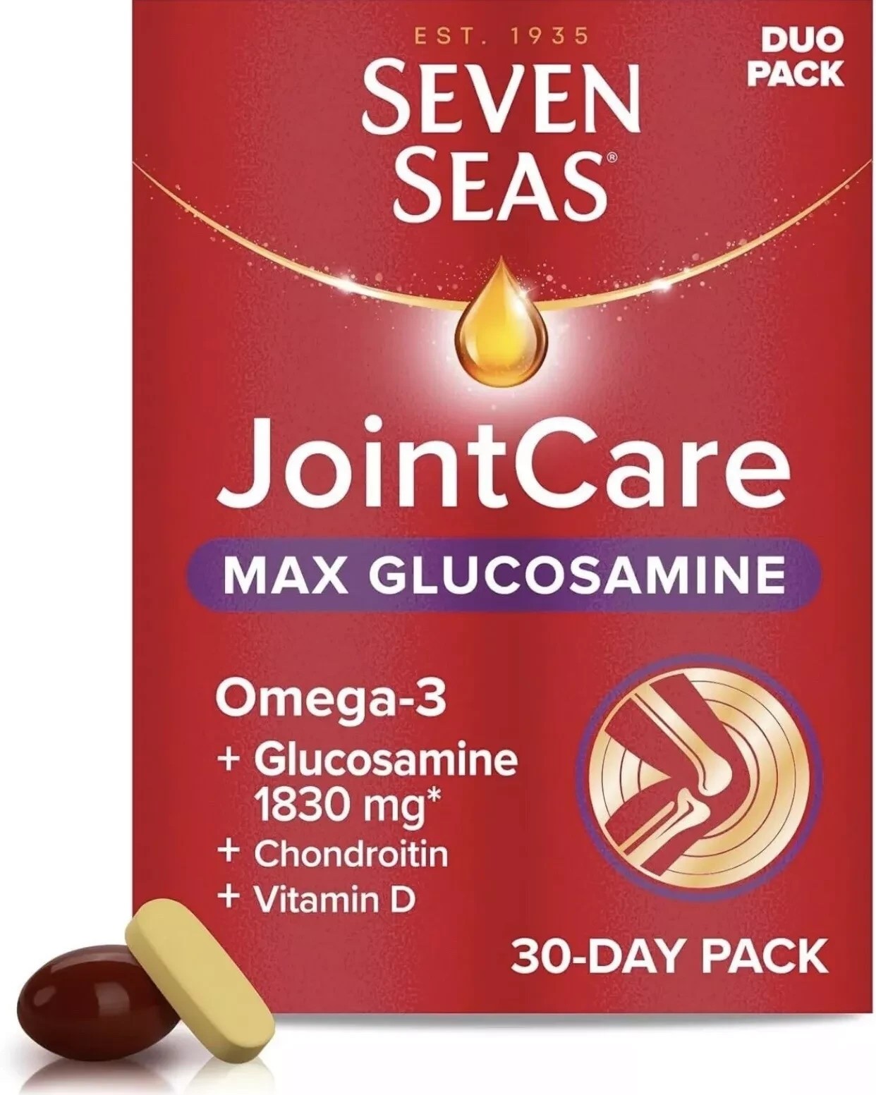 Seven Seas 1000 mg fish oil Omega-3 & Immunity | 30 Day Duo Pack - Image 4