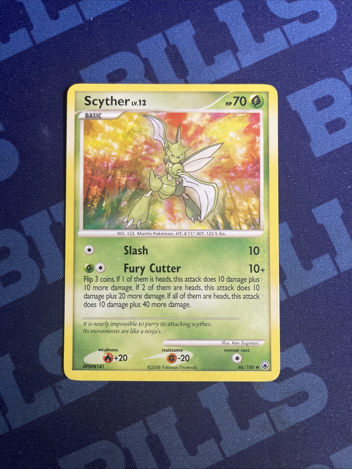 Pokemon Scyther 46/100 Majestic Dawn LP