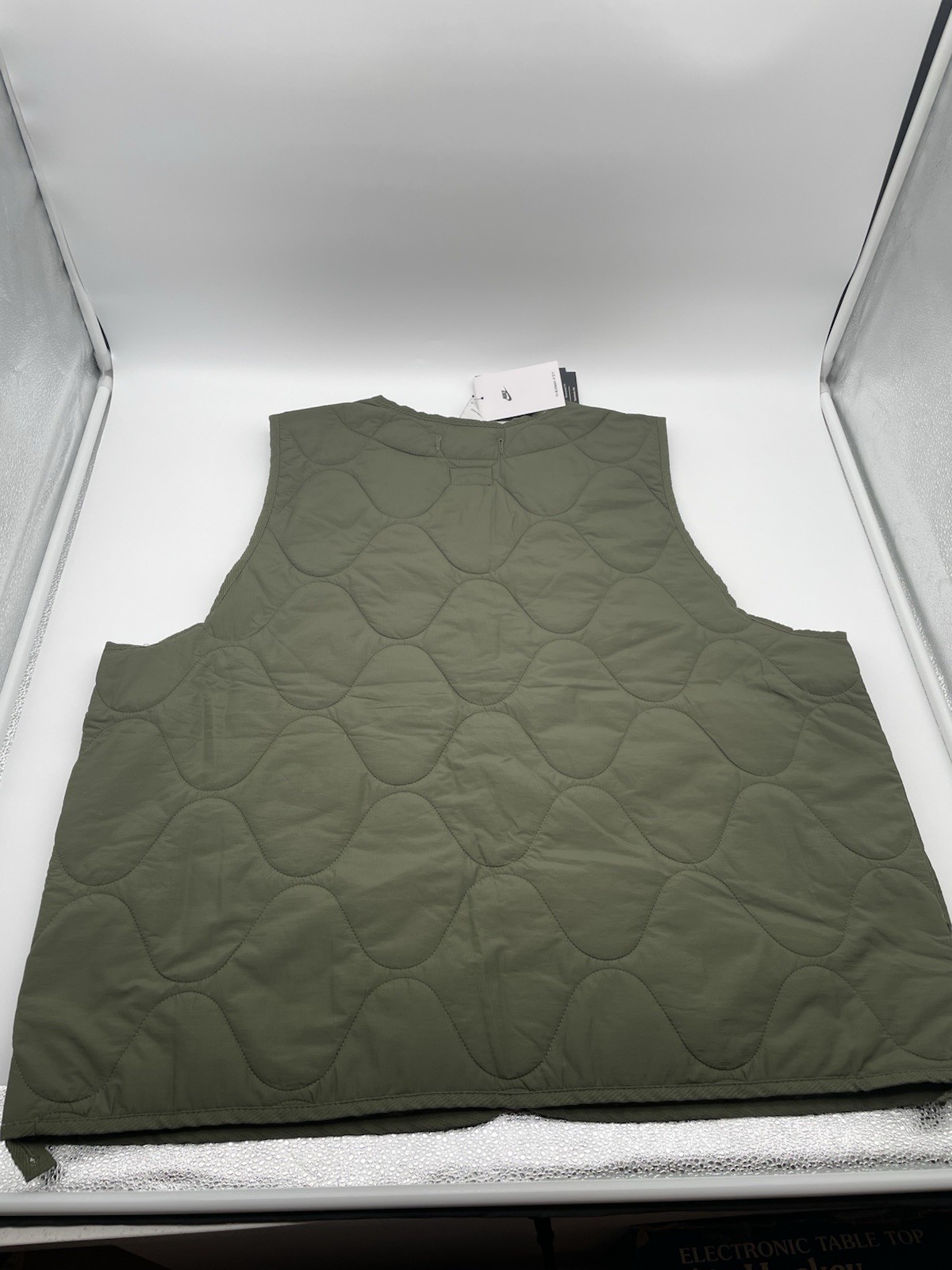 Nike Life Woven Insulated Therma Fit Military Vest Green DX0890-325 Mens Large image 3