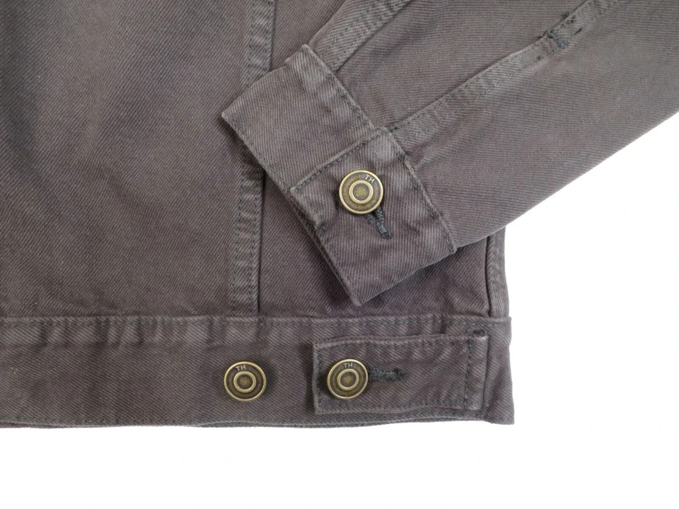 New TOMMY HILFIGER Mens Black Denim Jean Button Jacket $129.00 XXL 2XL thumbnail 6