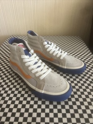 Vans Ua Sk8 Hi Reissue Vlt Size 9 Men Color Gray And Orange 