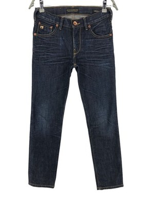 SCOTCH SHRUNK Kinder Jungen Mercer Slim Straight Jeans Größe 10 Jahre (W26 L28)