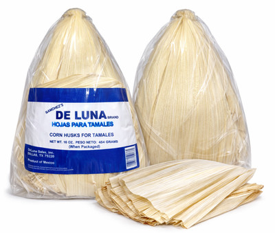 Corn Husk   De Luna Brand - Natural Dried Husks - Cooking, Tamales & Crafts