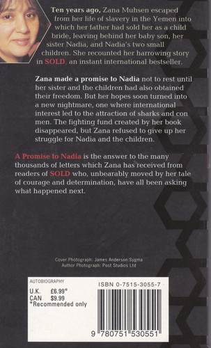 A Promise To Nadia - Zana Muhsen with Andrew Crofts. Ref: B6121 - Picture 2 of 2