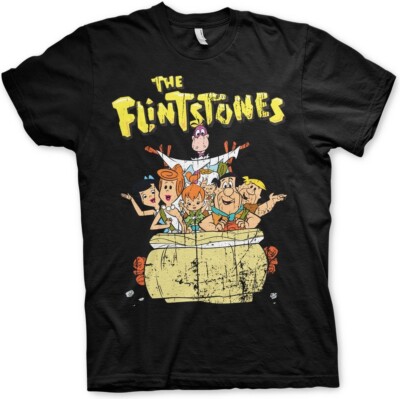 The Flintstones T-Shirt Black
