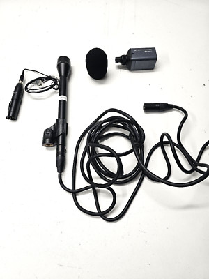 Sennheiser SKP-100 Wireless Plug On Transmitter w Shure VP64AL & MicroFlex
