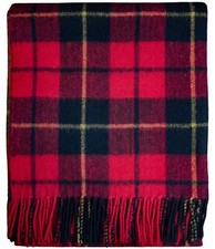 Coperte in tartan di fabbricazione scozzese tappeti lana lancia in 25 TARTANS