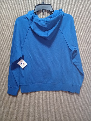 Texas Rangers Pullover Fleece Hoodie - Blue - Med - Super Nice! Genuine... - Picture 9 of 12