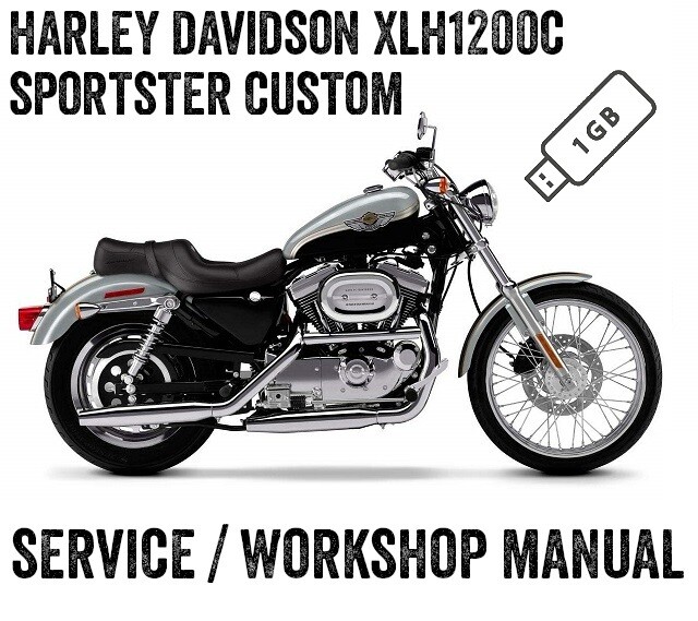 1986-1997 Harley Davidson Sportster Custom XL1200C Service Manual