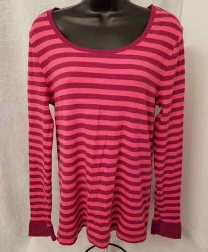 Faded Glory Striped Shirt Top Blouse Size XXL 20 … - image 1