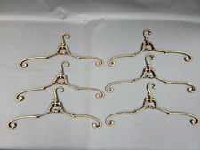 6 Stück exklusive  Messing  Kleiderbügel im Antikstil 42 cm x 20 cm