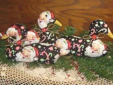 Country Christmas Decor  3 Ducks Bowl Fillers Wreath Accents Handmade Gifts 