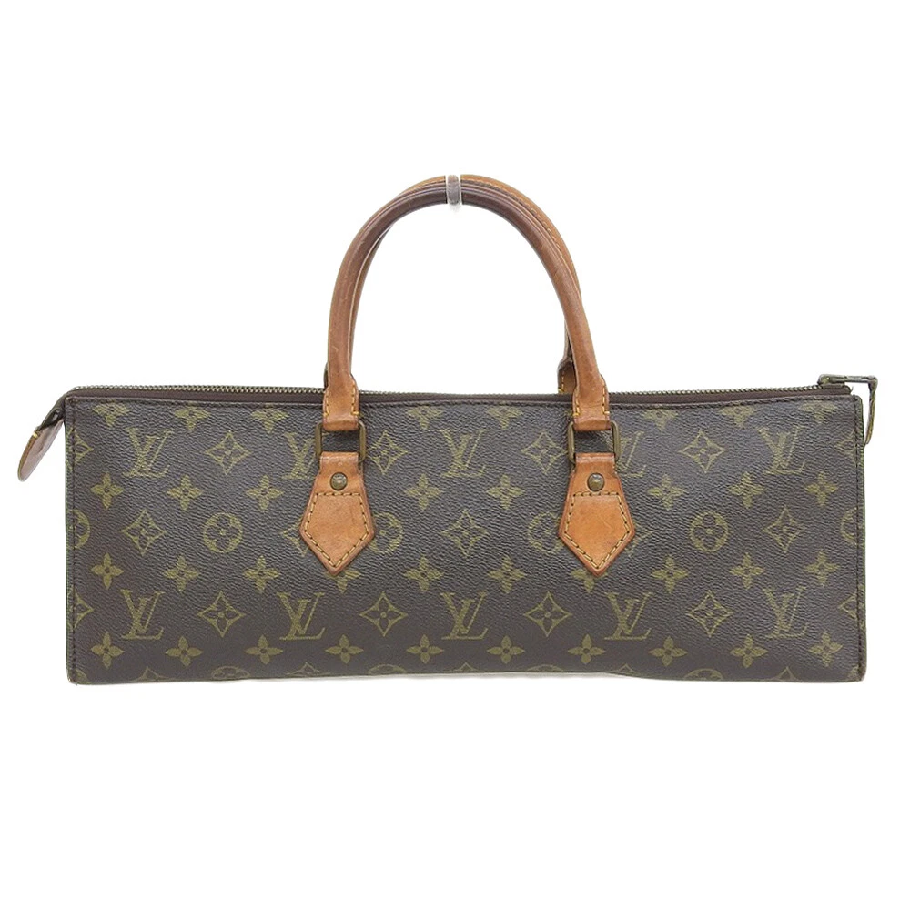 LOUIS VUITTON LV M51450 SAC TRICOT Vintage Hand Bag Purse Monogram Brown  Used