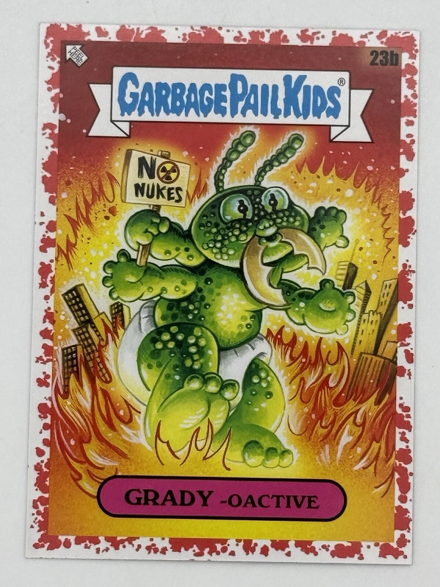 Garbage Pail Kids InterGOOlactic Mayhem #23b GRADY -OACTIVE Red