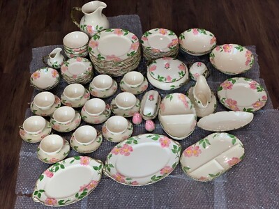 Franciscan Rose Pattern 皿とピッチャーセット Franciscan Rose Pattern 皿とピッチャーセット Franciscan Rose