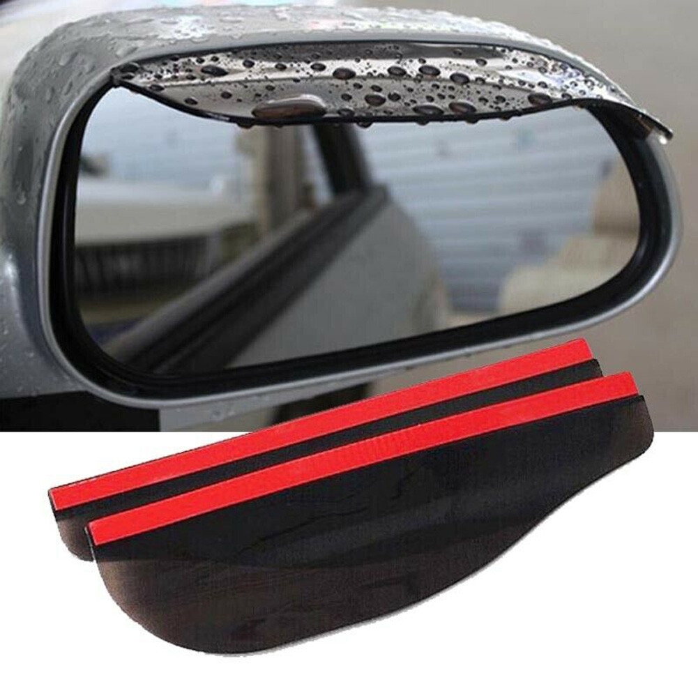 2x Universal Auto SUV Car Rear View Side Mirror Eyebrow Guard Cover Accessories