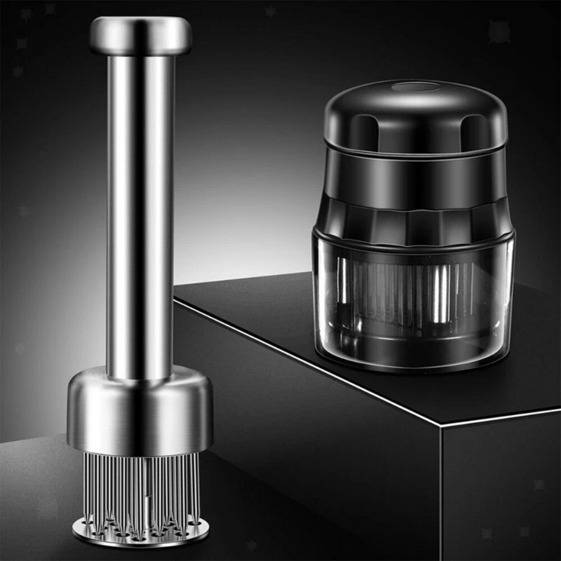 US Meat Tenderizer Tool with Stainless Steel for BBQ & Marinade Poultry 2025