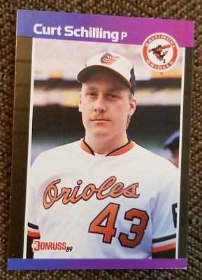 1989 Donruss #635 Curt Schilling Baltimore Orioles Baseball Card