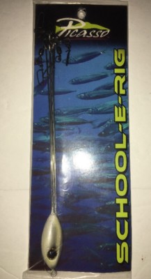 Picasso Blueback Hering School-E-Rig Fischköder LURE-20.3cm-RARE-SHIP N 24 Hr