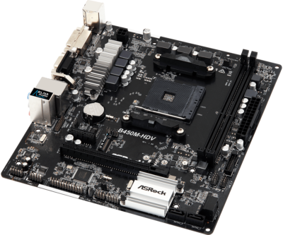 For Asrock B450M-HDV Gaming Motherboard Supports 2600 2700 DDR4