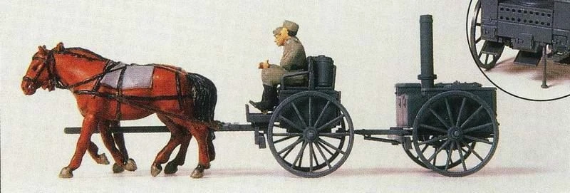 Reich Horse Drawn  Field Kitchen. Preiser 16507 New 1/87 Plastic Kit Unfinished - Image 2 of 2