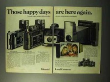 1972 Polaroid Camera Ad - 450, 420, Big Shot