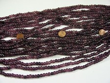 Two Pounds India Purple Pony Glass Beads Wholesale Bulk Lot 5mm x 7mm RPL-34