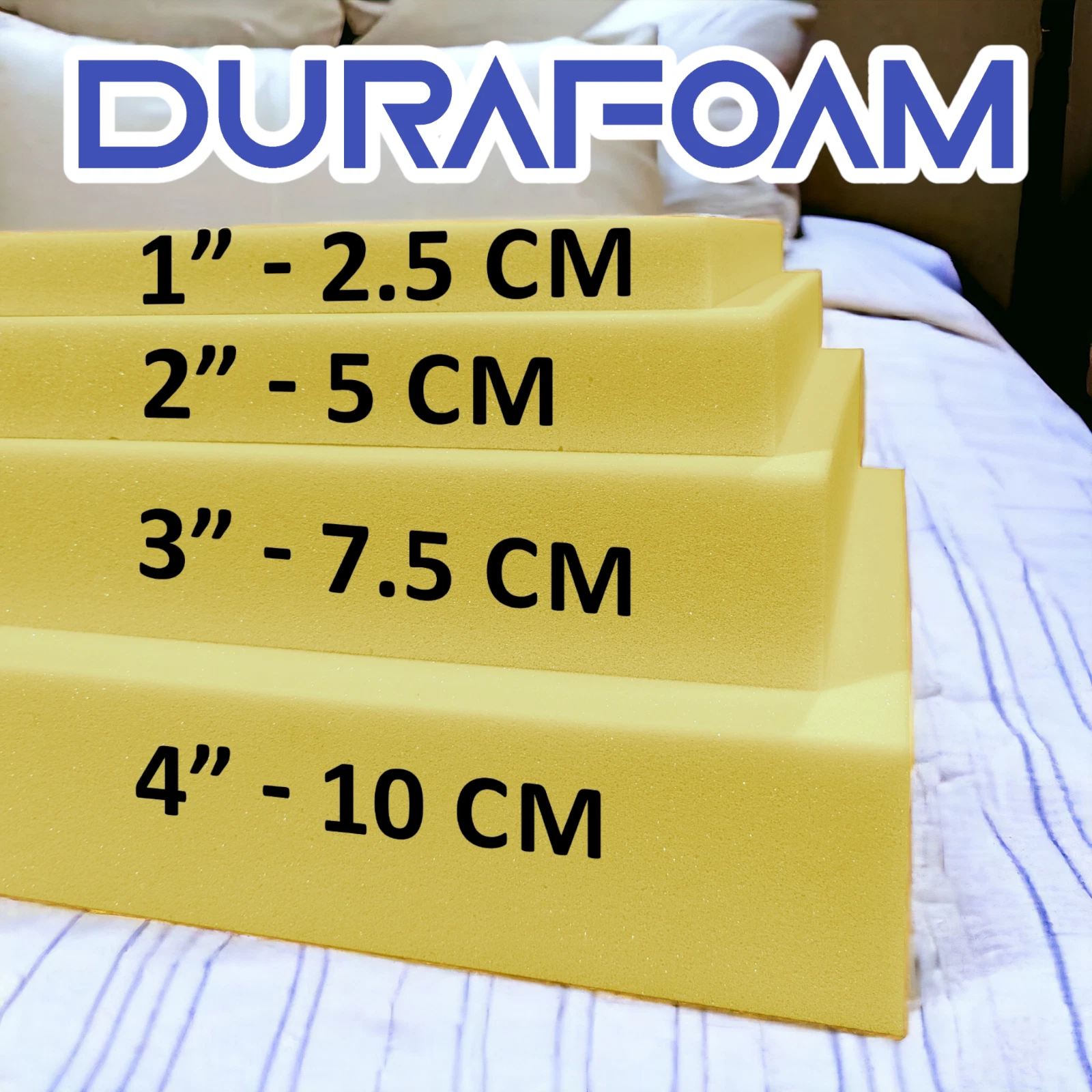 Orthopedic Memory Foam Mattress Topper - ALL UK SIZES/THICKNESS AVAILABLE
Opens in a new window or t