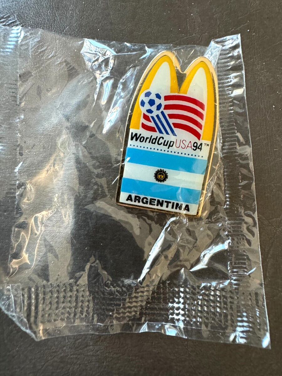 Vintage 1994 Argentina McDonalds World Cup Football Soccer Pin