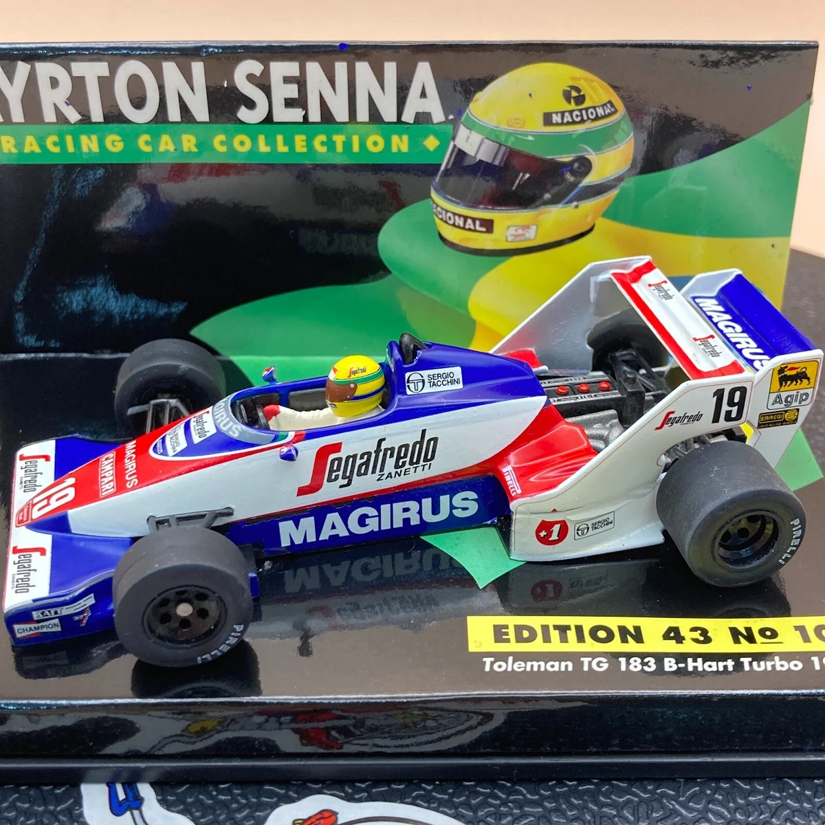MINICHAMPS 1/43 Toleman TG183B Hart Turbo 1984 Ayrton Senna #19 | eBay