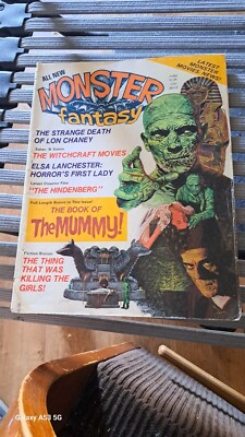 June 1975 No 2 MONSTER FANTASY Magazine Mayfair Pub THE BOOK OF MUMMY