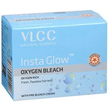 VLCC Insta Glow Oxygen Rich Bleach Cream - 25.7 gm