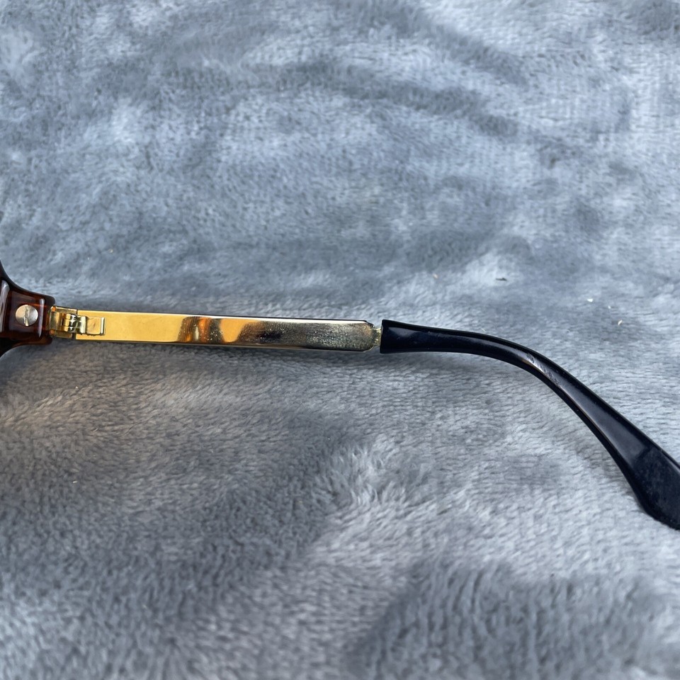 Vtg CARRERA Sunglasses 5512 11 RARE Aviator FRAMES ONLY Brown Gold eBay