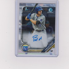 2019 Bowman Chrome #CPA-BH Brewer Hicklen 1st Bowman Auto RC Kansas City Royals