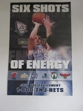 2004 New Jersey Nets oversized postcard JASON KIDD 