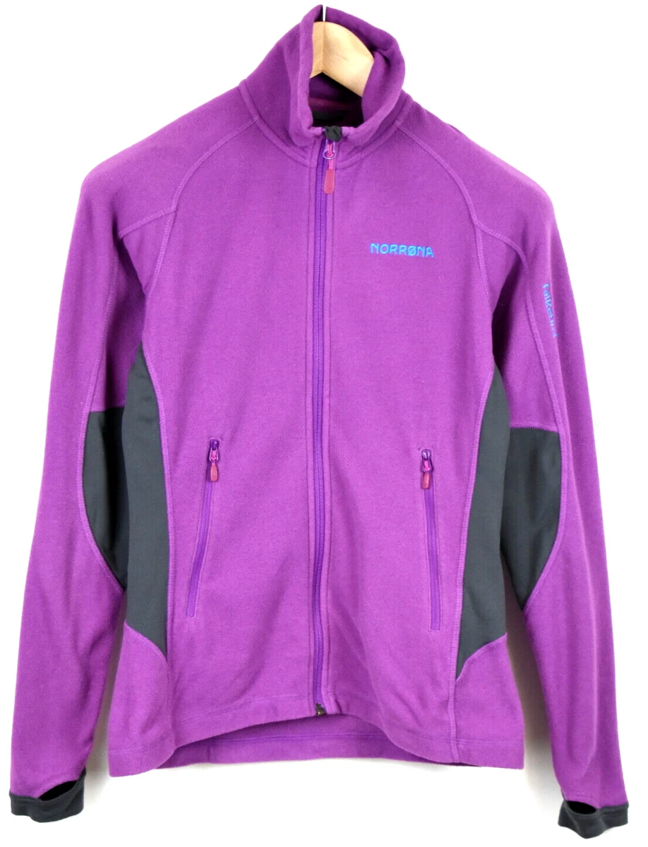 NORRONA Falketind Warm1 1210 Purple Rain Polartec Jumper Womens SMALL Sports