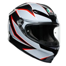 AGV CASCO INTEGRALE K-6 2021 FLASH BLACK GREY RED TG S